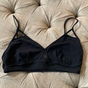 Comfy wireless black bra